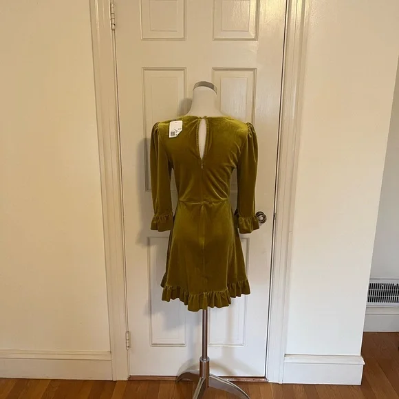 NWT Forever 21 Jewel Velvet Tone Dress Sz small - Picture 3 of 9